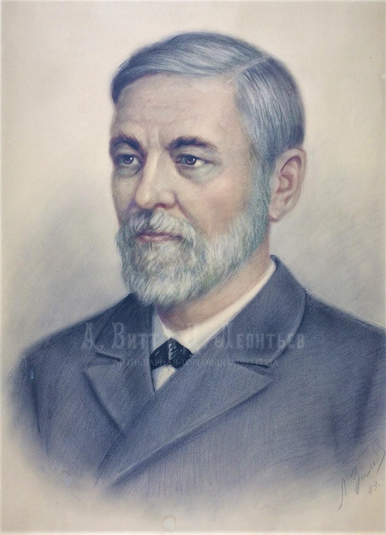 Зильберштейн Леонид Андреевич - портрет Сеченова Ивана Михайловича
